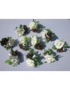 Décoration de table de mariage - choix des couleurs des roses