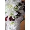 CHIC Bouquet de la Mariée Retombant avec Lys, Roses et Arums