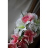 PROMO Bouquet de Mariée Tombant fait avec de belles orchidées rose