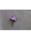 Epingle de cheveux avec orchidée parme pour mariage