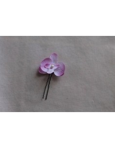 Epingle de cheveux avec orchidée parme pour mariage