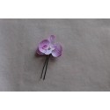 Epingle de cheveux avec orchidée parme pour mariage