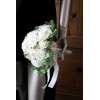 Bouquet de mariée ivoire et vert perles