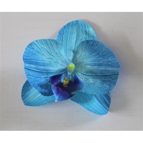Fleur artificielle Orchidée Bleu