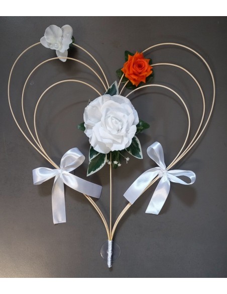 Compositions florales pour mariage orange et bleu Compositions florales pour mariage orange et bleu