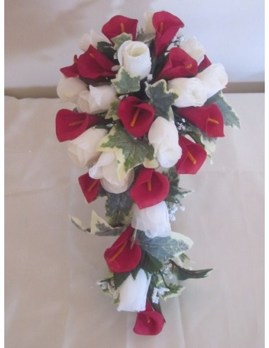 bouquet de la mariée re-tombant