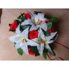bouquet mariée rond 30cm