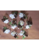 Décorations des tables de mariage - choix des couleurs des roses