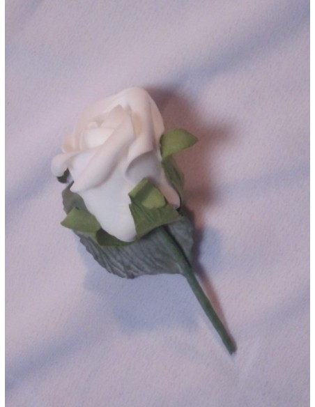 Bouquet de Mariée rond "Lola" avec belles roses avec diamants