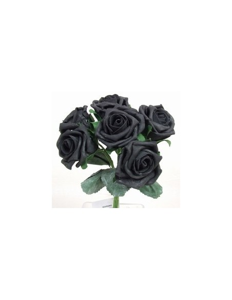 Bouquet de Mariée rond "Lola" avec belles roses avec diamants
