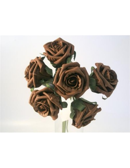 Bouquet Demoiselle honneur fait avec des roses, diamants fantaisie