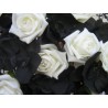 Bouquet mariée noir ivoire