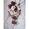Bouquet mariée orchidée chocolat
