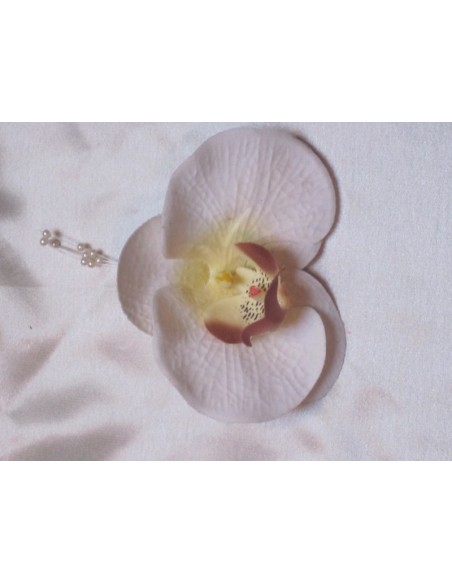 Bouquet de Mariée Cascade thème Orchidée Chocolat + belles roses