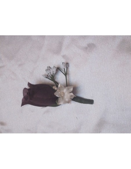 Bouquet de Mariée Tombant composé de lys, roses et perles