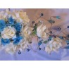 bouquet mariée tombant turquoise