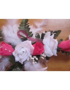 Composition de fleurs pour table de mariage dimension: 50cm 2