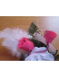 COMPOSITION DE FLEURS POUR TABLE DE MARIAGE 20CM 2