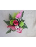 Centre de table pour mariage thème Fushia/Anis OU Parme/Anis