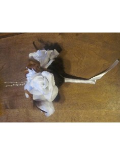 Bouquet demoiselle d'honneur chocolat pour un mariage fleurit 2