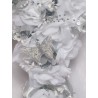 Bouquet mariée blanc argent 