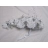 Bouquet mariée blanc argent 