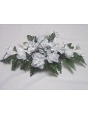 Décoration de Table de mariée thème blanc argent de 50cm