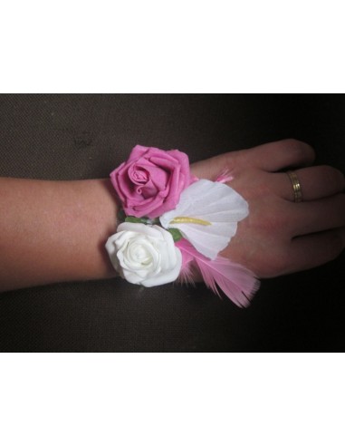 LOT Mariage 817: Décoration de voiture, bracelets et boutonnières