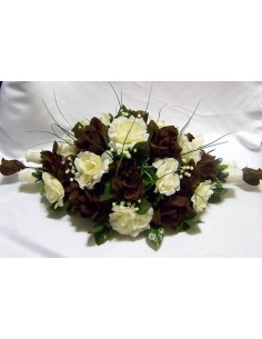 Décoration de table pour cérémonie, mariage: 50 cm avec des Roses