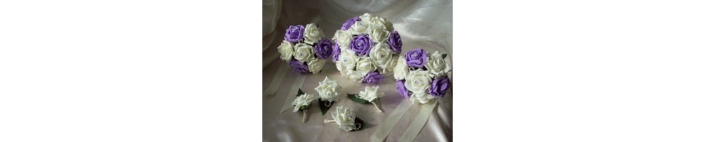 Lot de bouquets pour Mariage